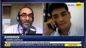 Read more about the article Entrevista al jefe de nefrología del hospital Guillermo Almenara, Edwin Castillo