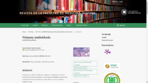 Read more about the article Amiloidosis primaria