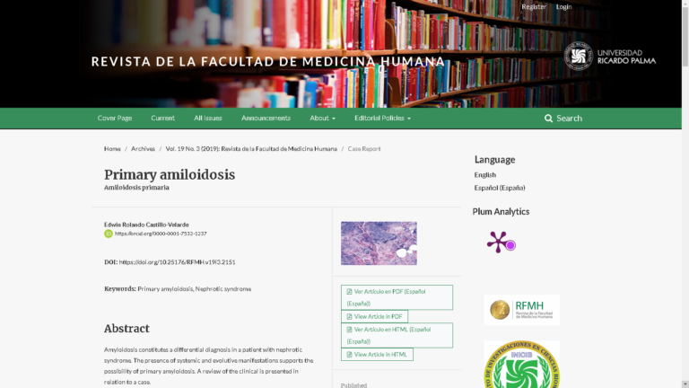 Read more about the article Amiloidosis primaria